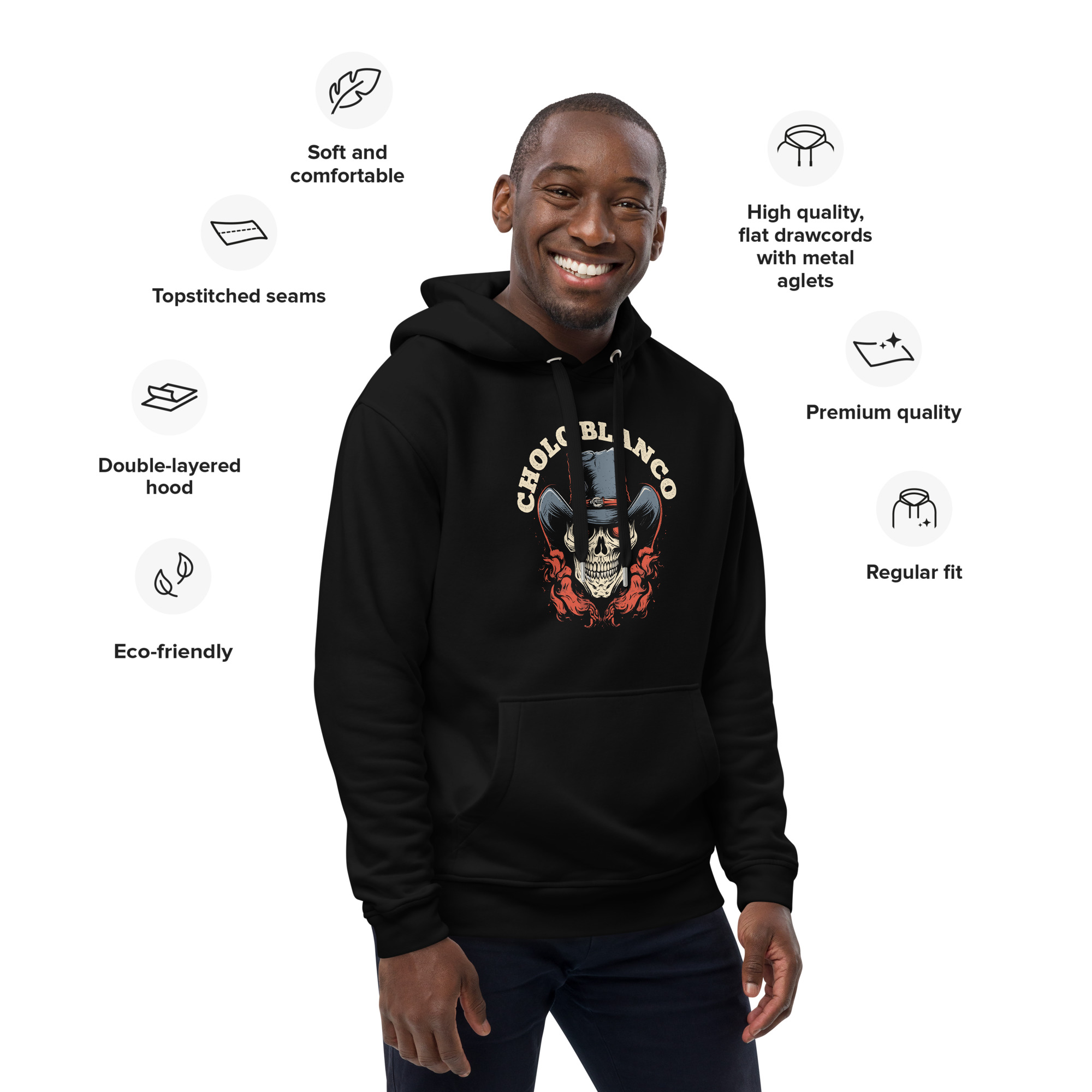 Premium eco hoodie - Image 3