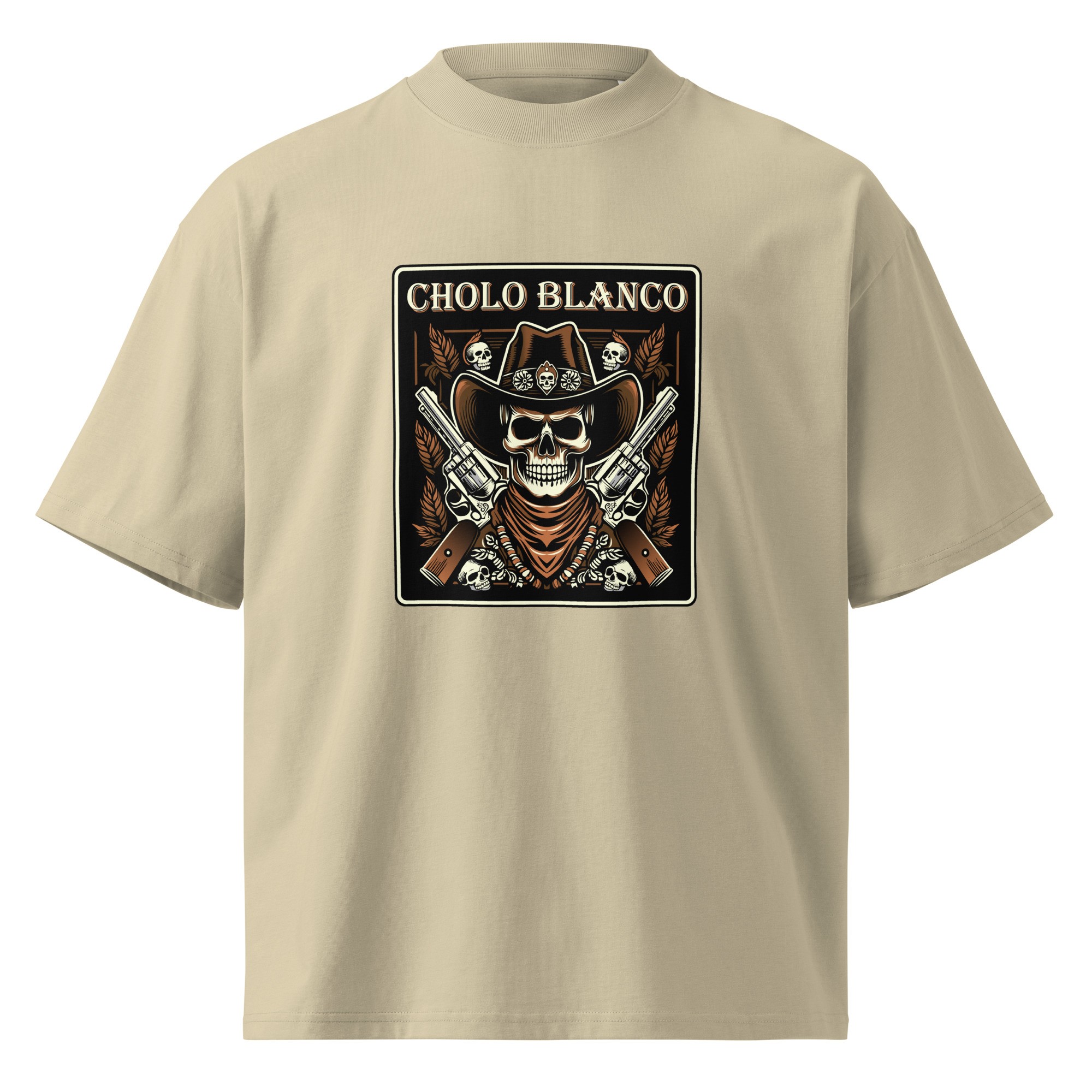 Unisex organic oversized high neck t-shirt - Image 13