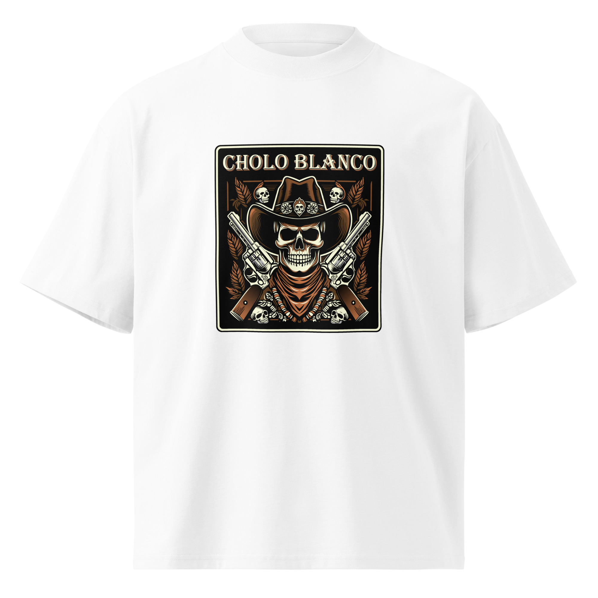 Unisex organic oversized high neck t-shirt - Image 17