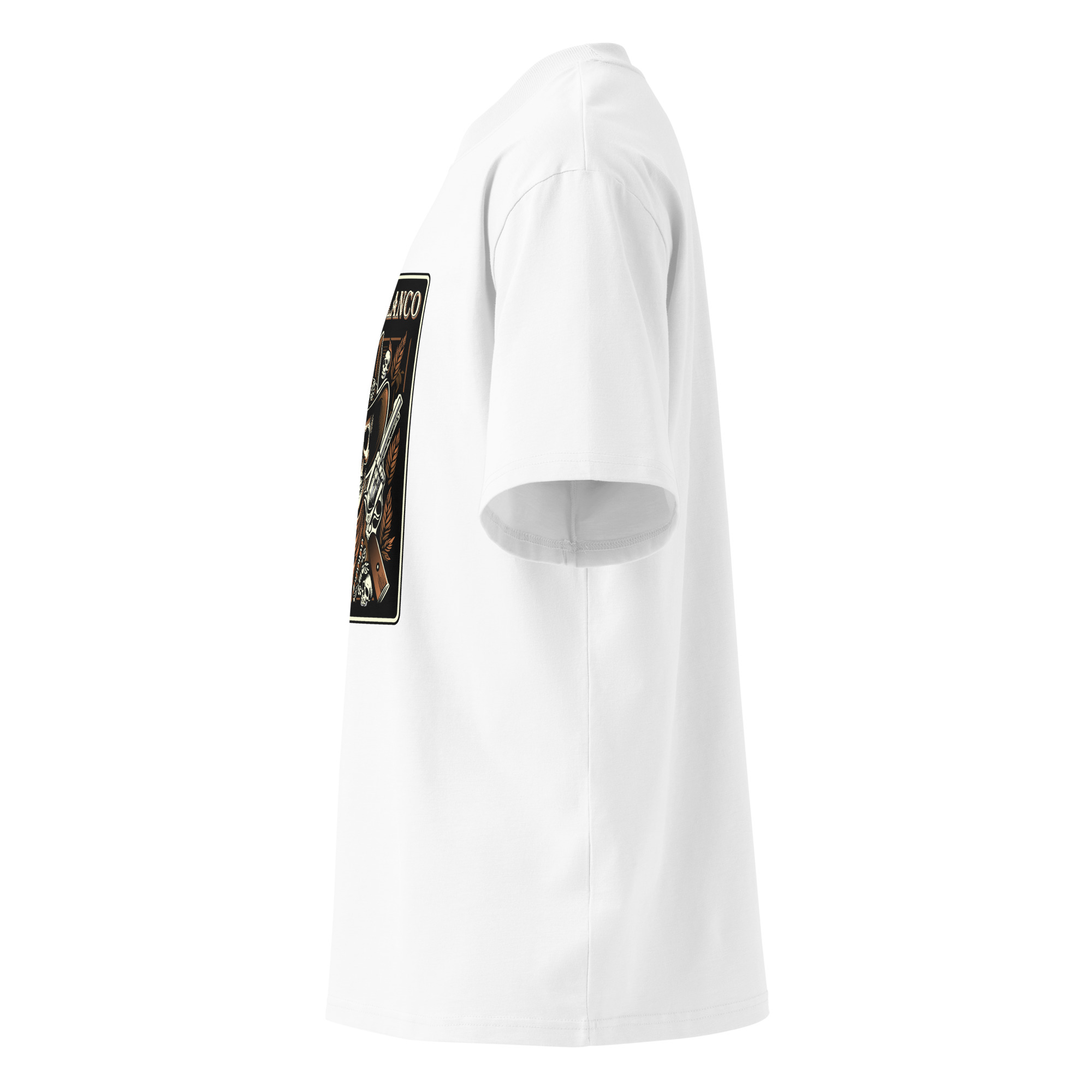 Unisex organic oversized high neck t-shirt - Image 20