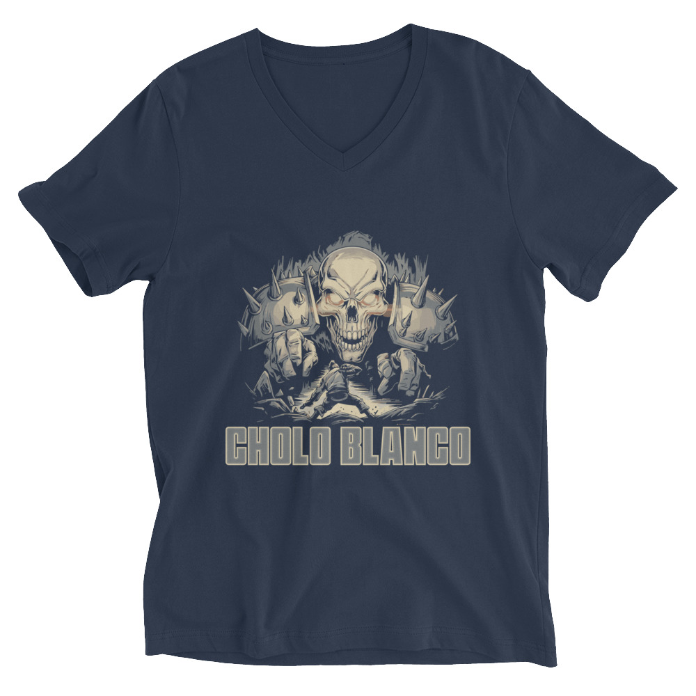 Unisex Short Sleeve V-Neck T-Shirt - Image 3