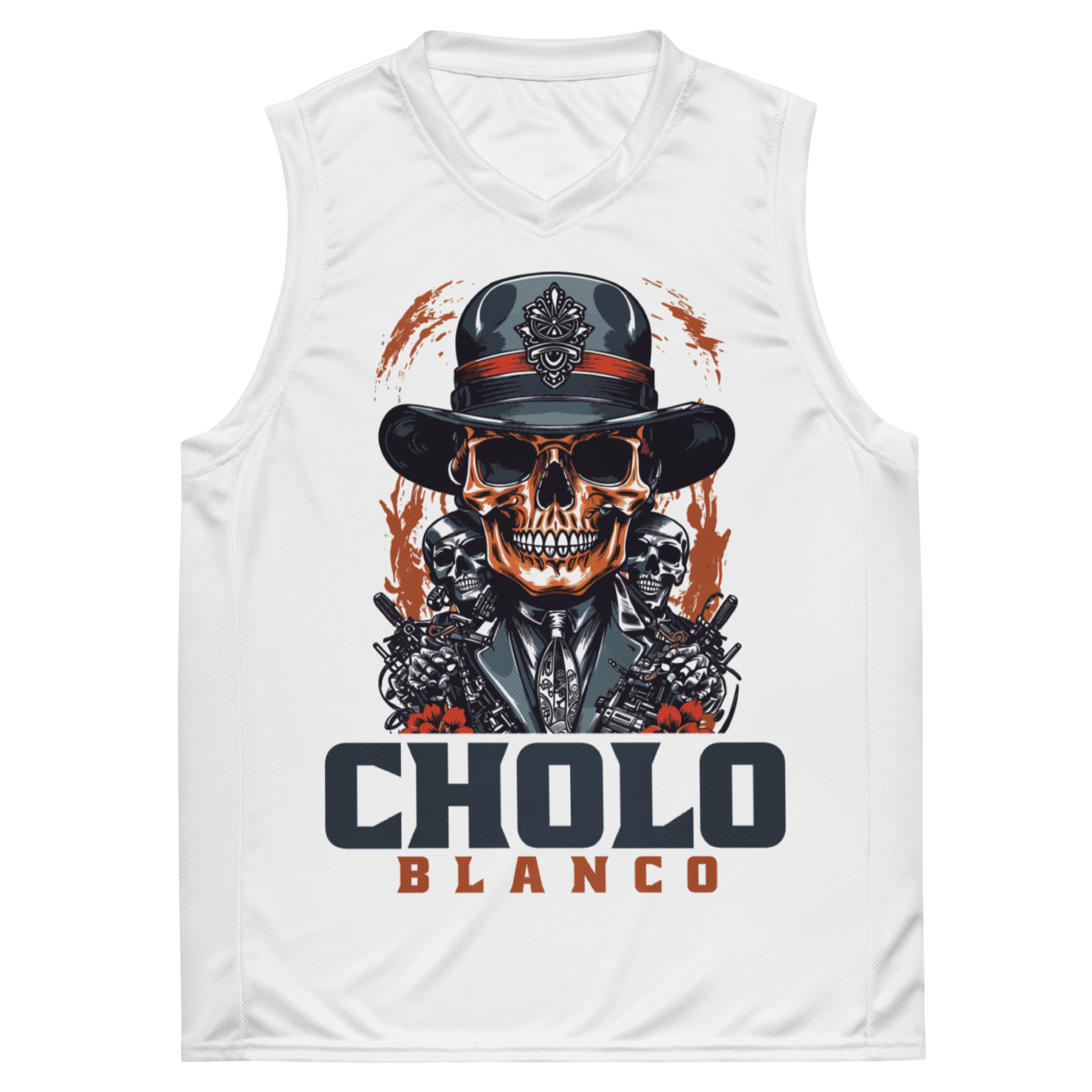 Recycled unisex basketball jersey