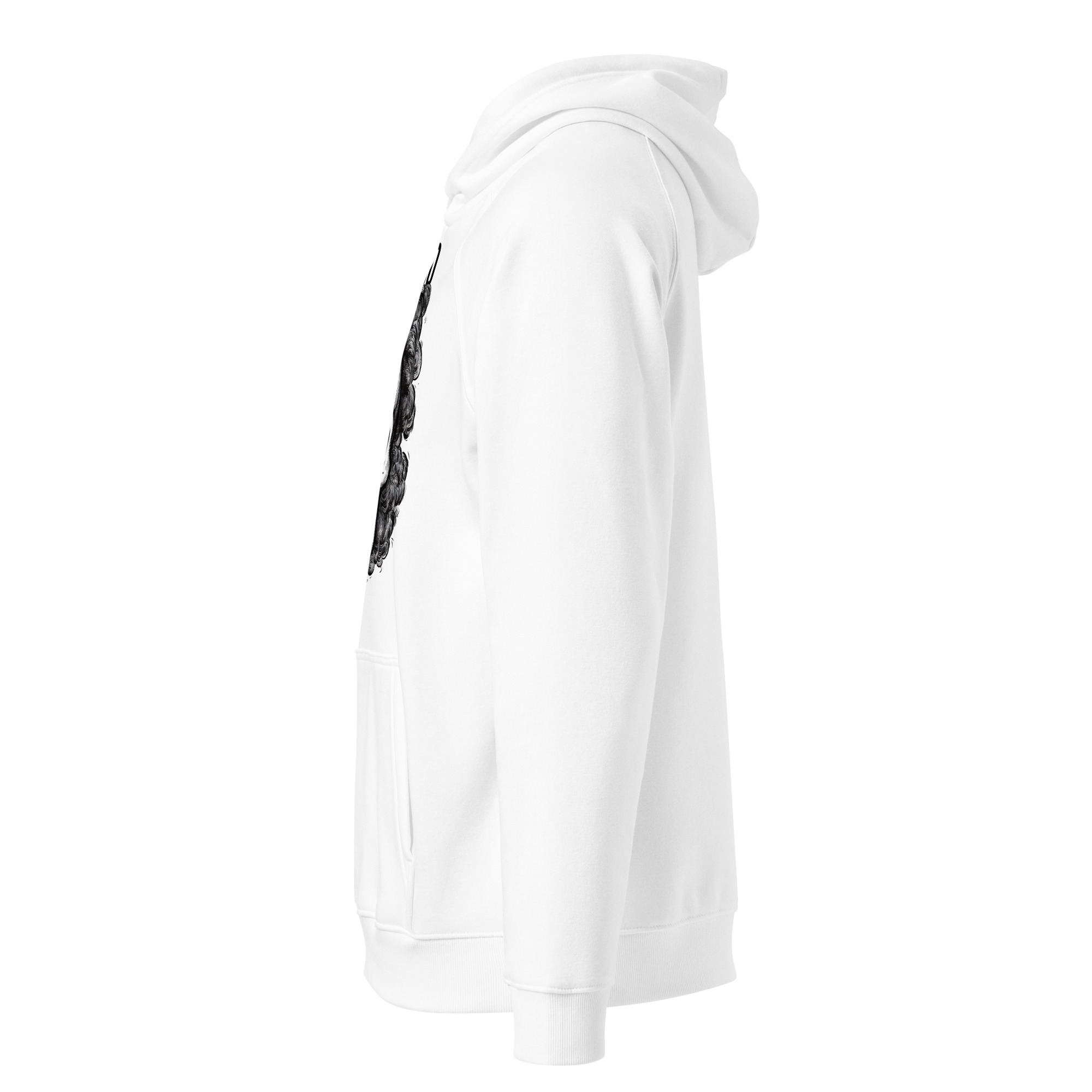 Unisex eco raglan hoodie - Image 6