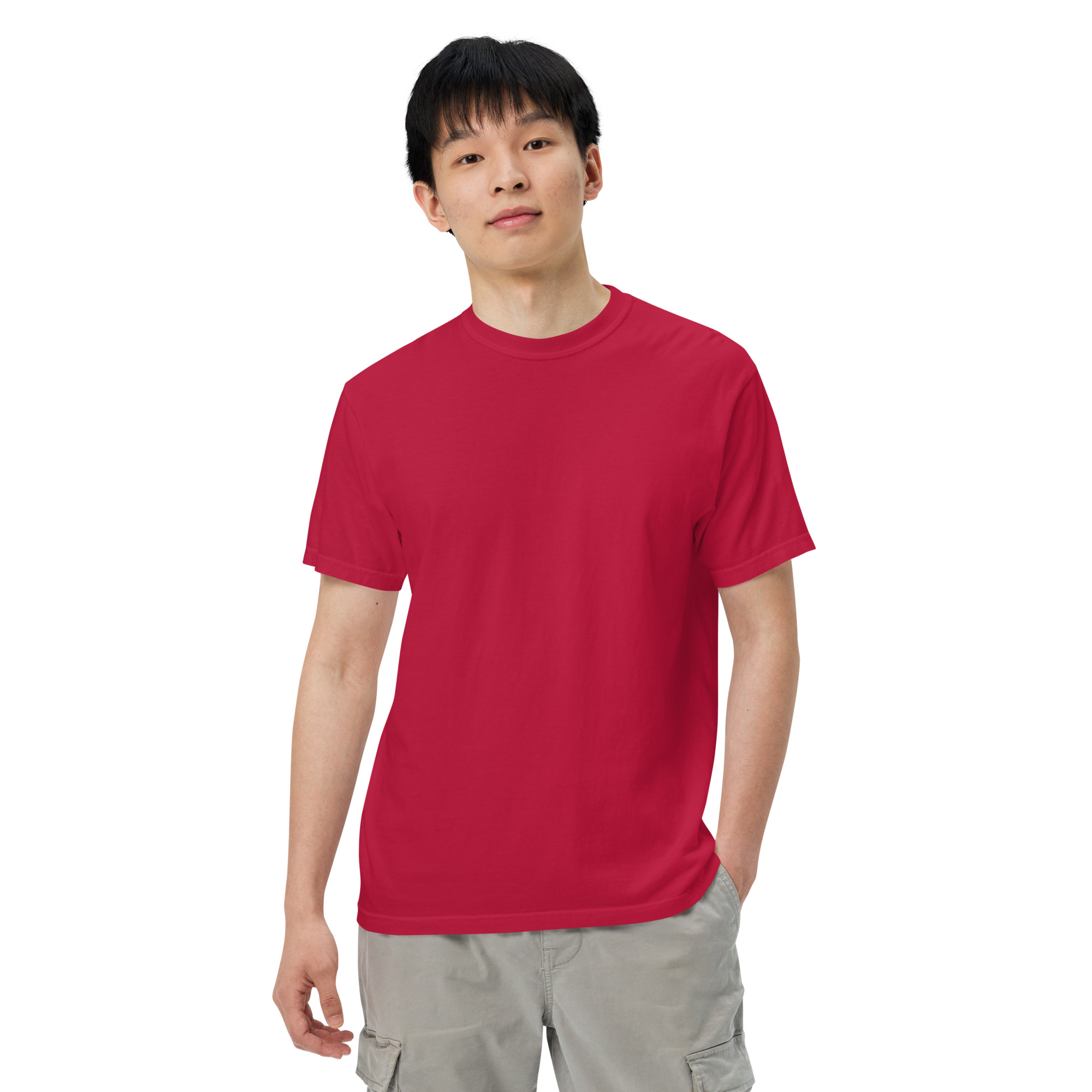 Unisex garment-dyed heavyweight t-shirt - Image 17