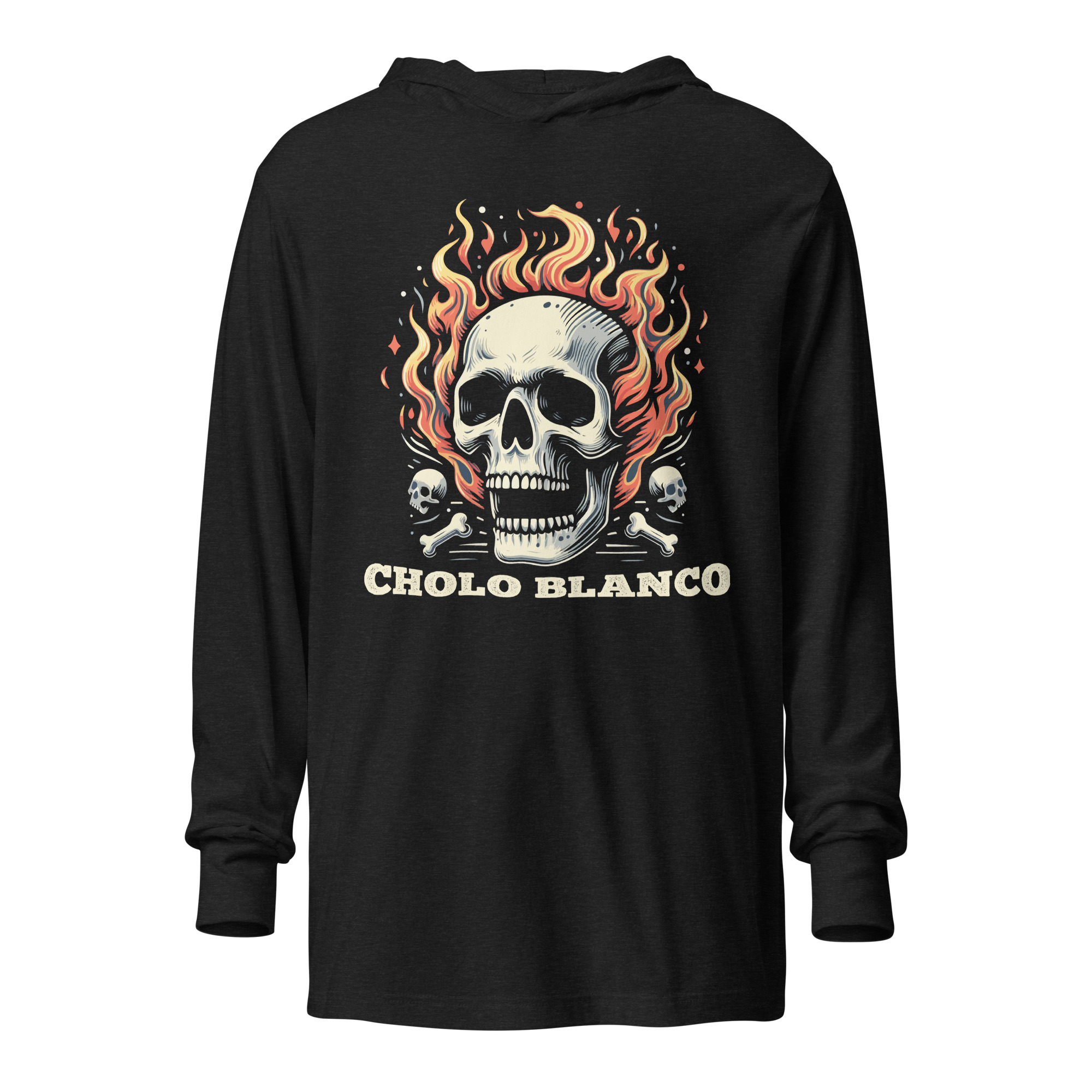 Hooded long-sleeve tee