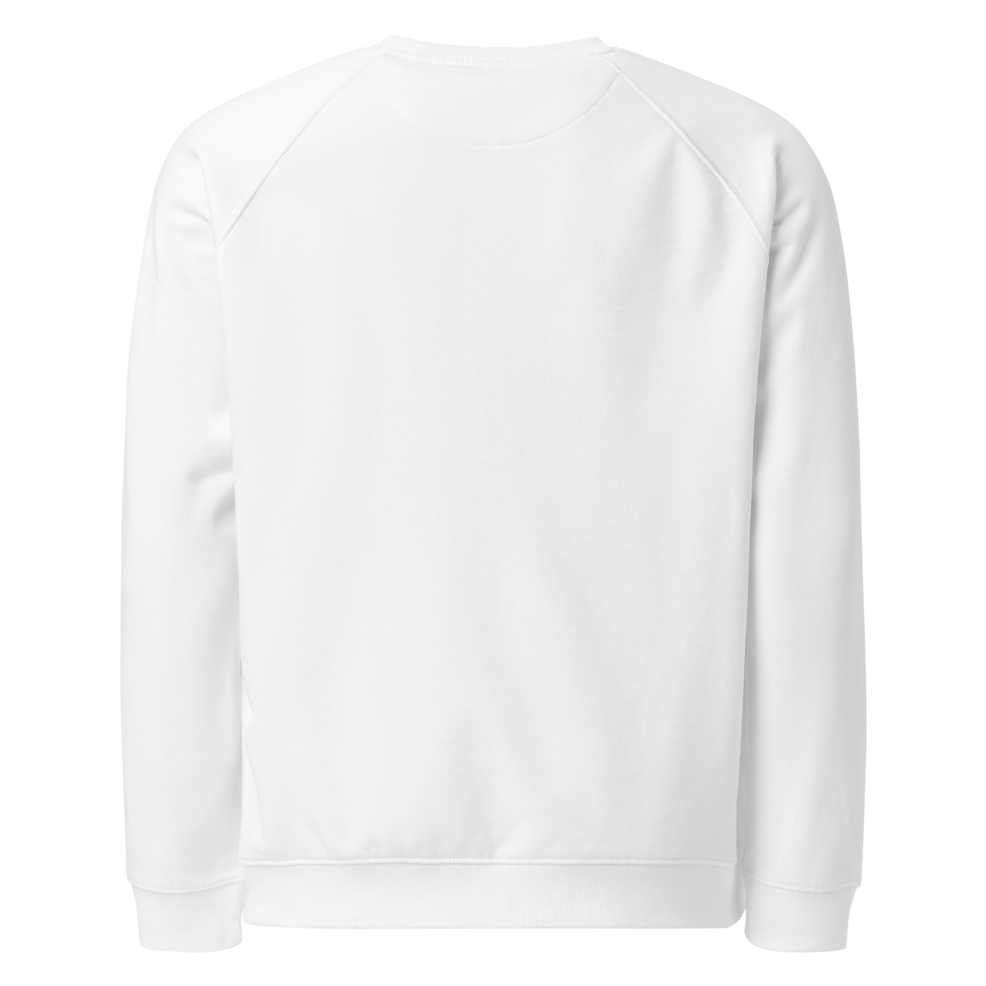 Unisex organic raglan sweatshirt - Image 2