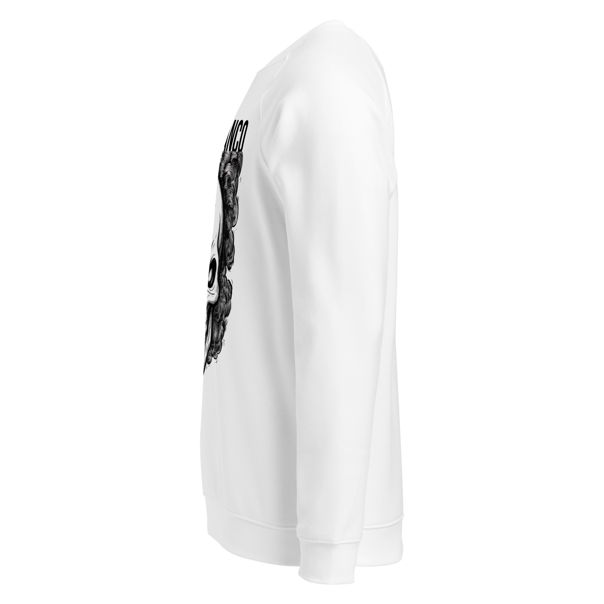 Unisex organic raglan sweatshirt - Image 3