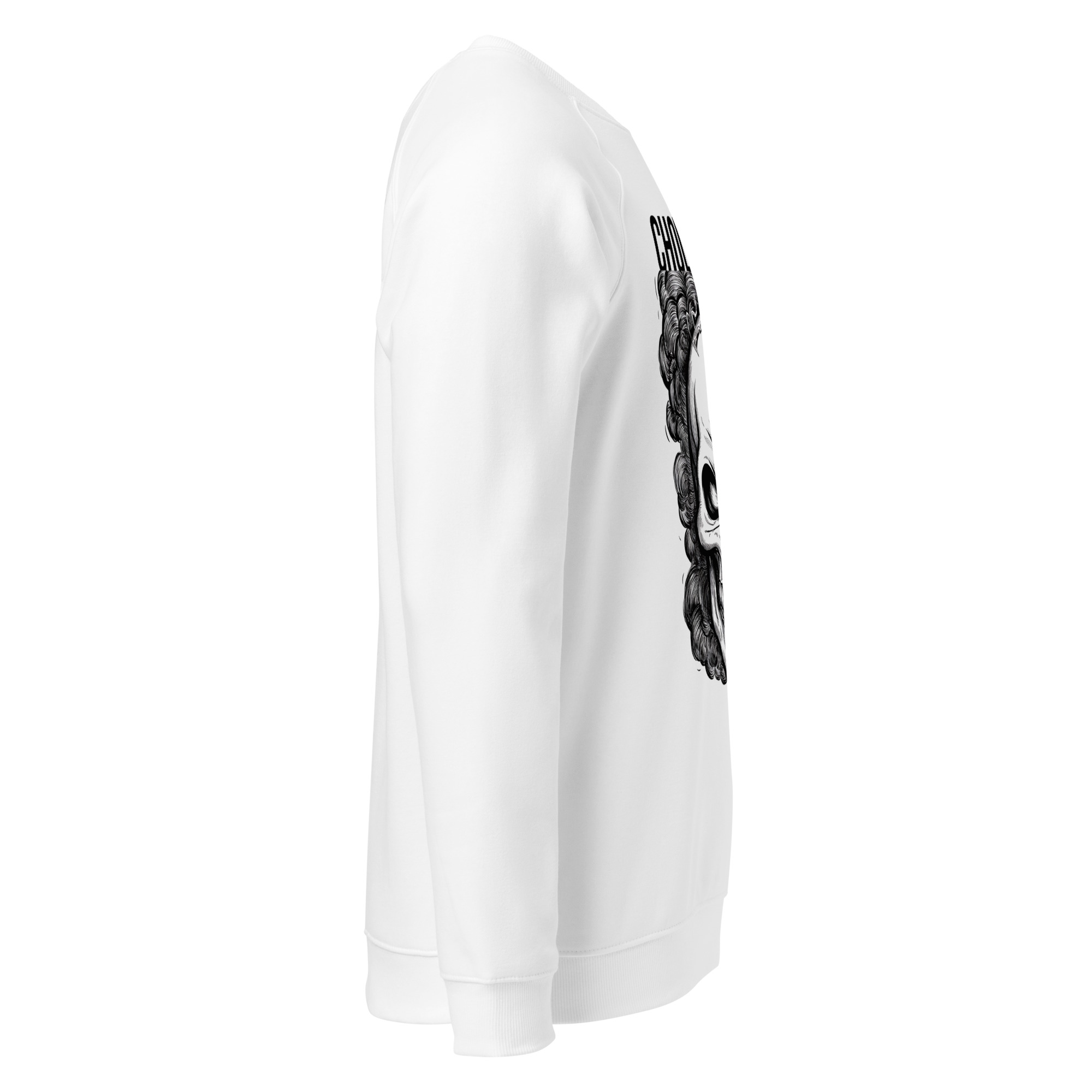 Unisex organic raglan sweatshirt - Image 4