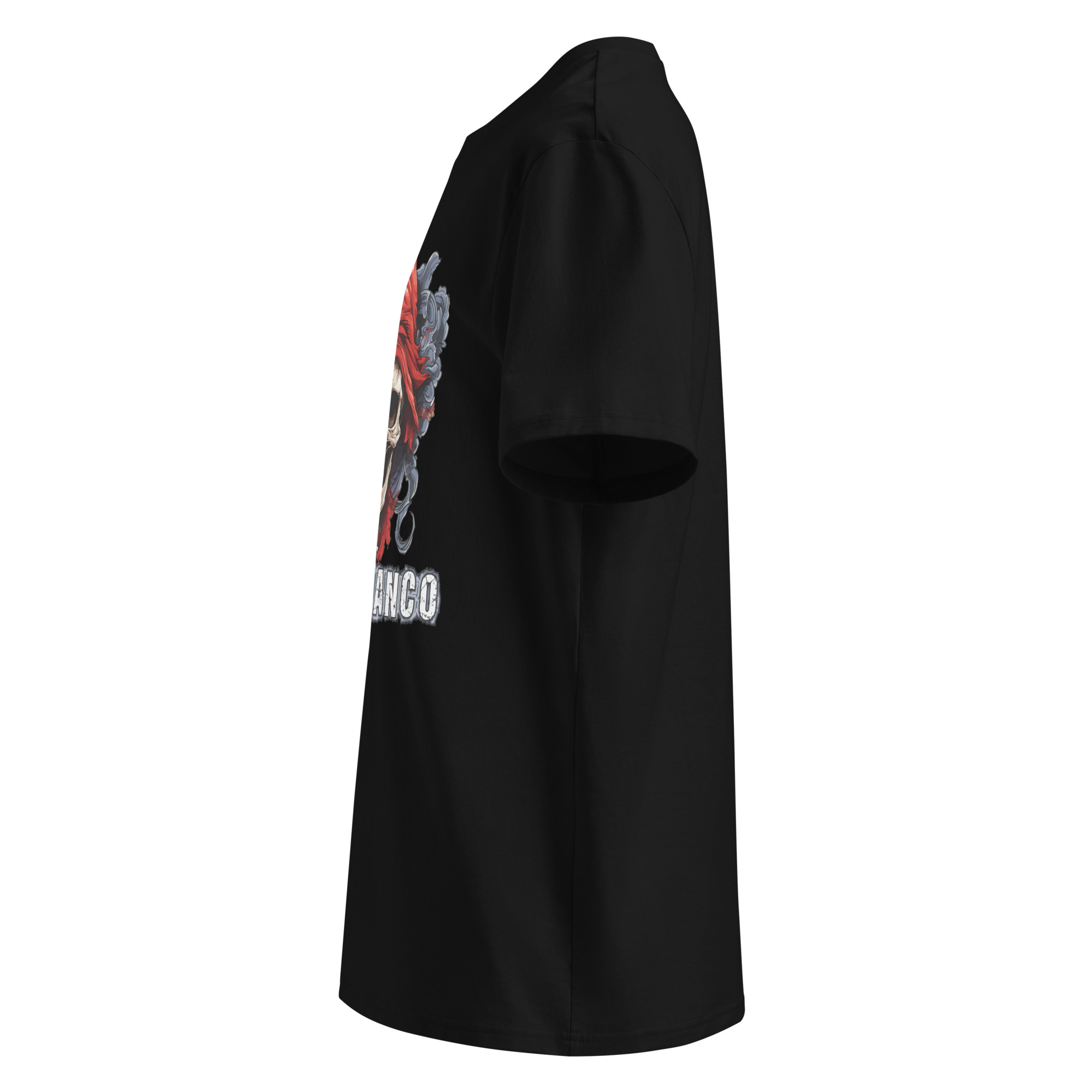 Unisex organic ribbed neck t-shirt - Image 3