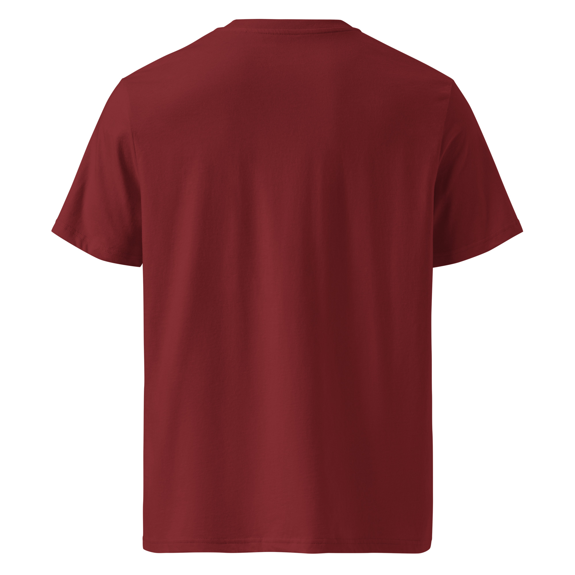 Unisex organic ribbed neck t-shirt - Image 14