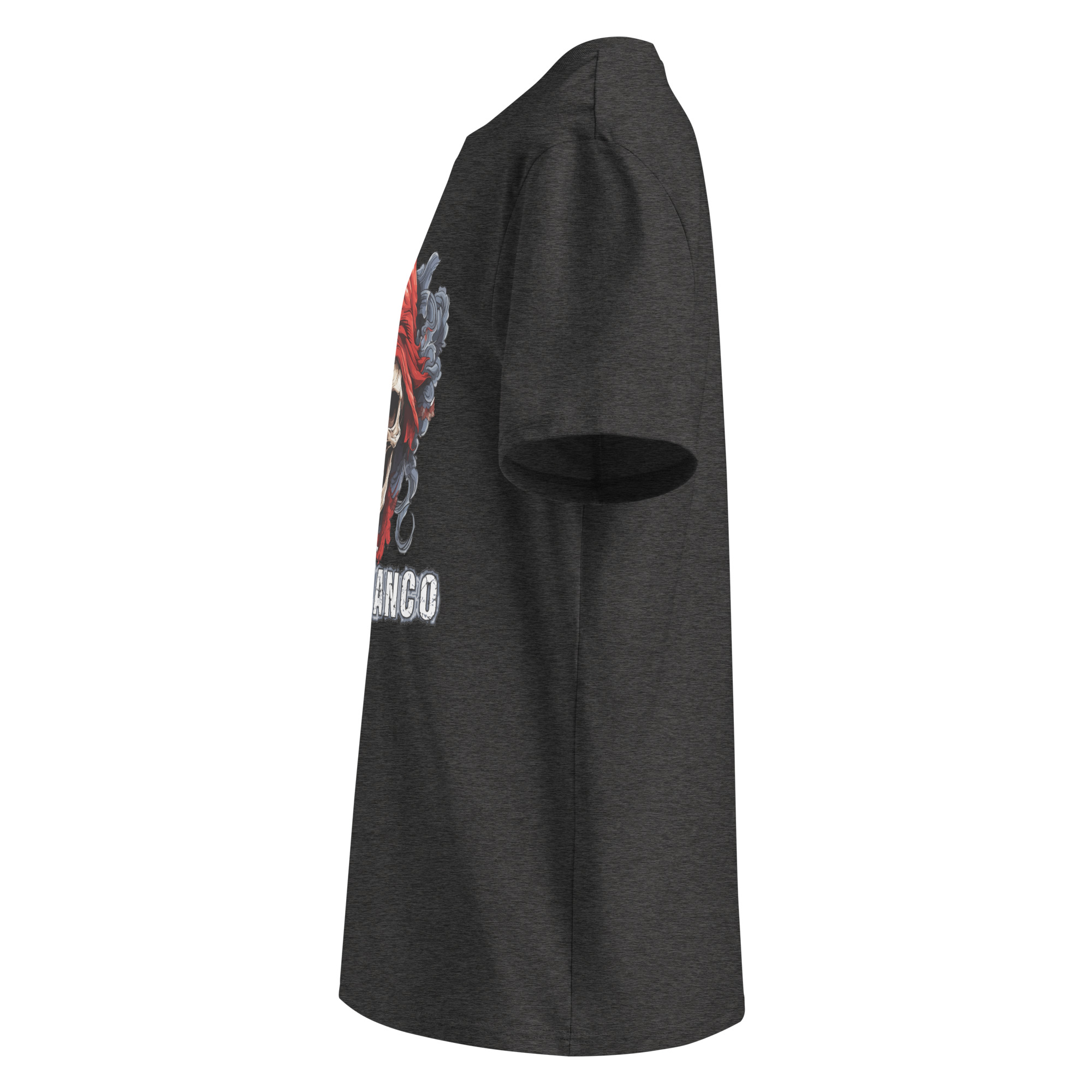 Unisex organic ribbed neck t-shirt - Image 11