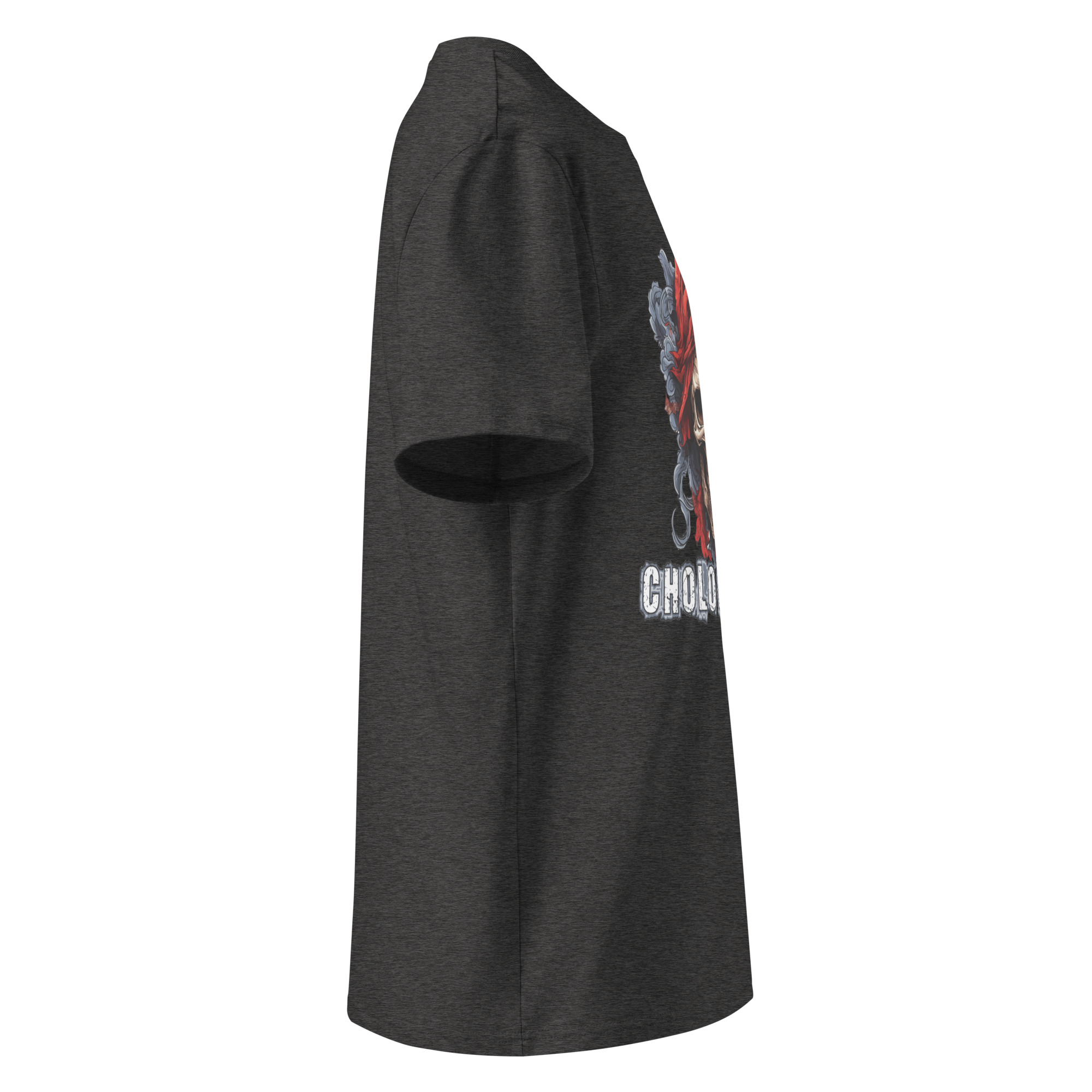 Unisex organic ribbed neck t-shirt - Image 12