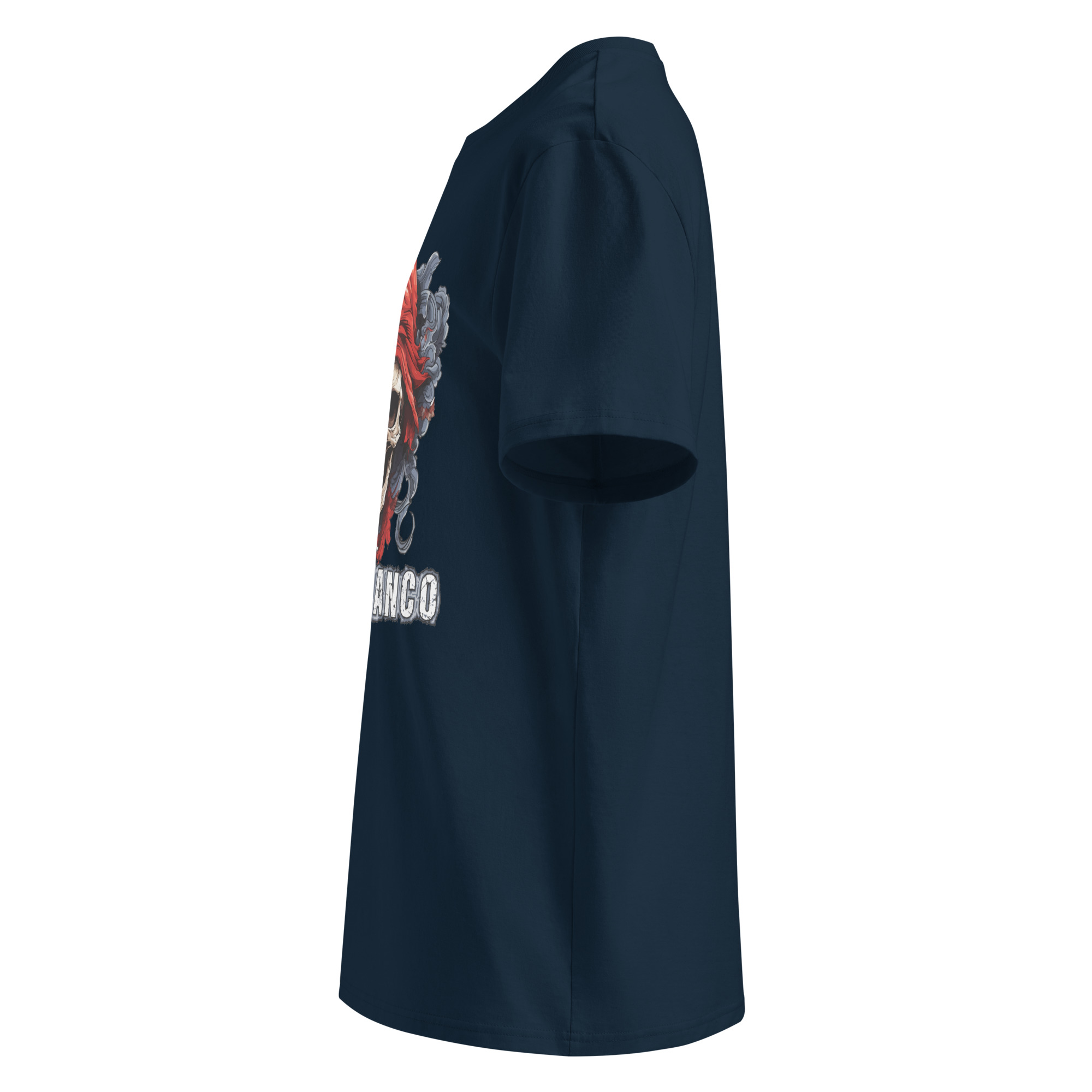 Unisex organic ribbed neck t-shirt - Image 7