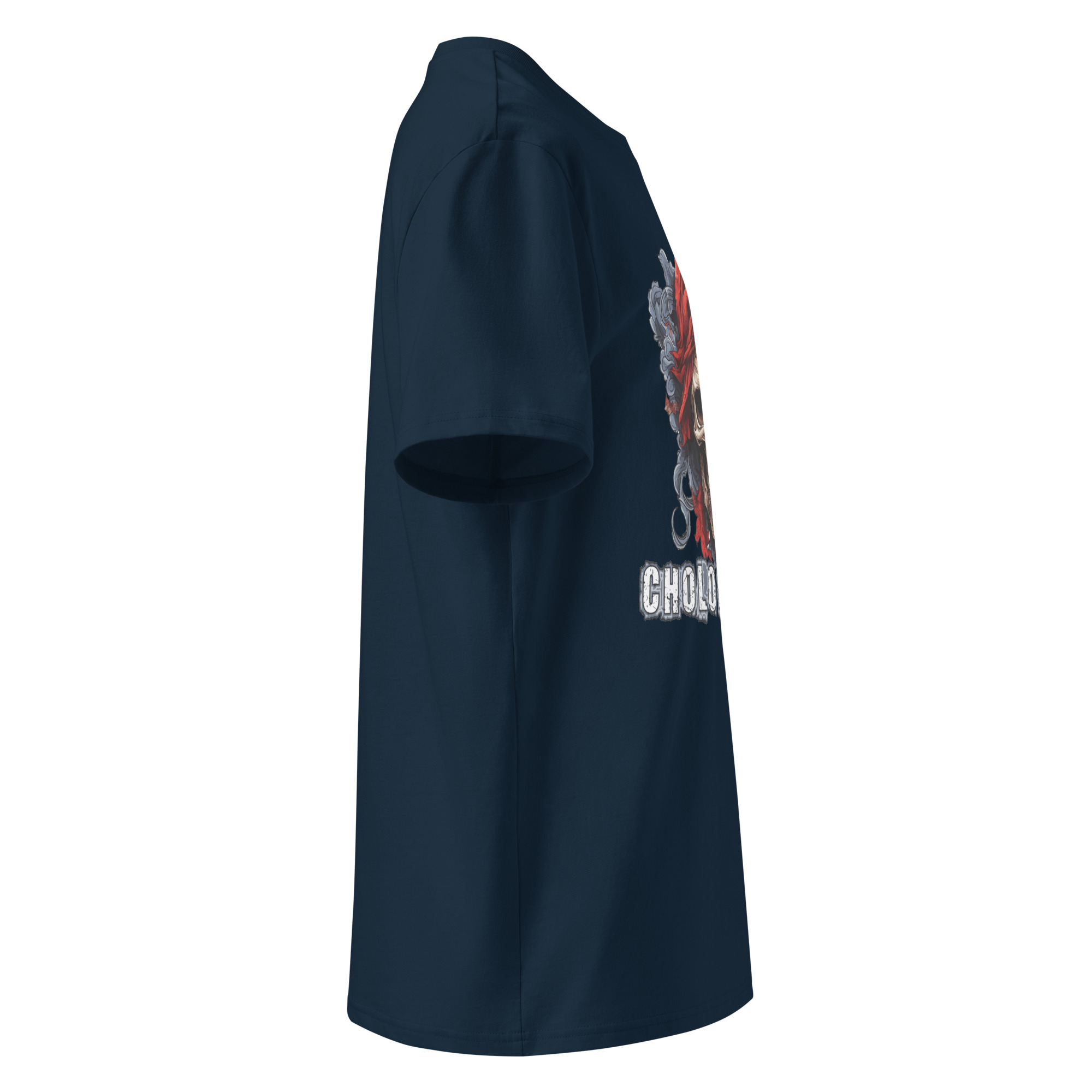 Unisex organic ribbed neck t-shirt - Image 8